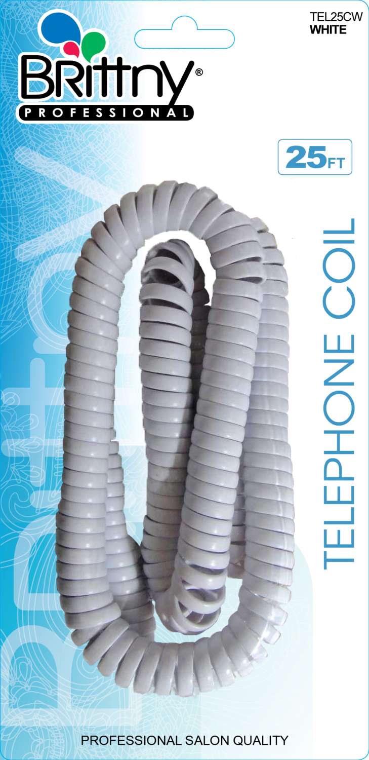 BR PHONE COIL 25FT [WHITE]