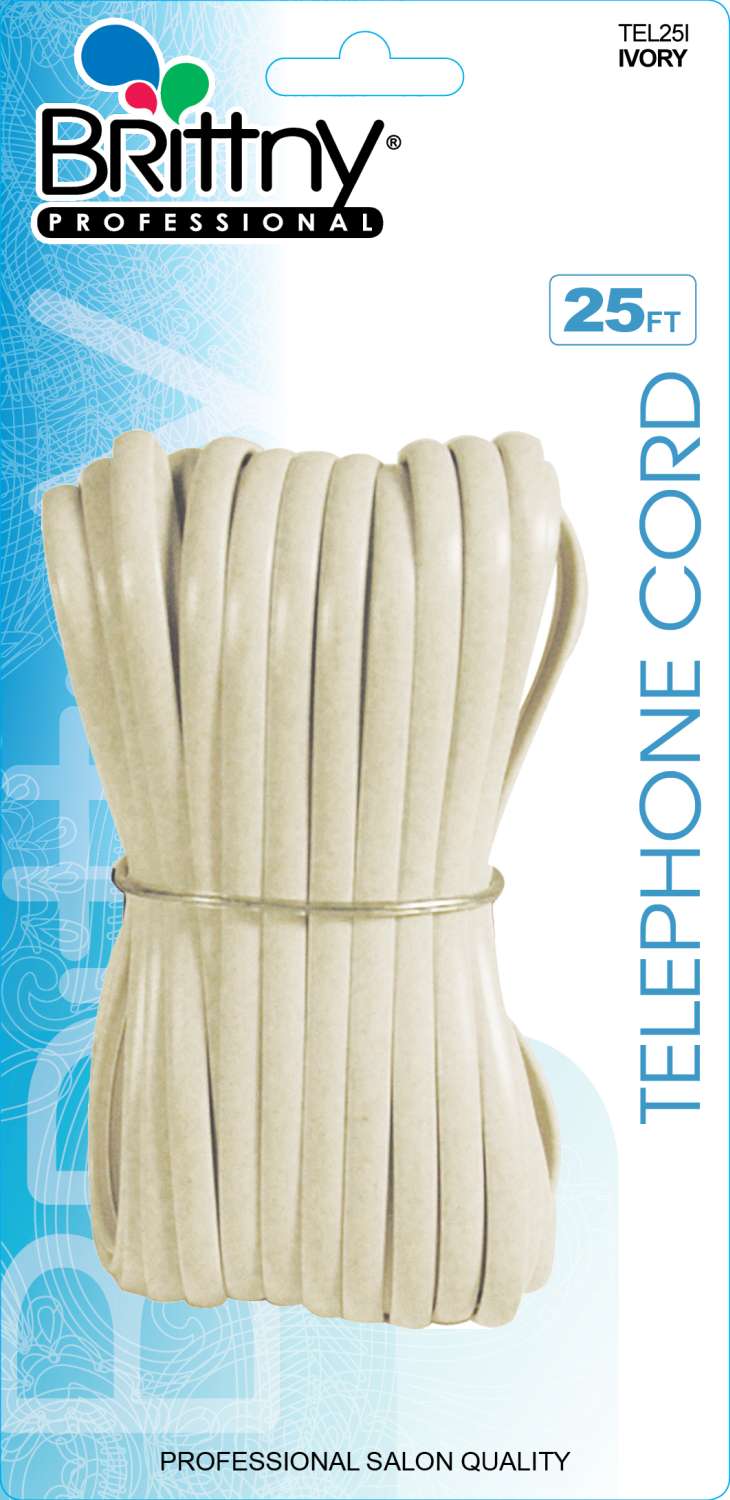 BR PHONE CORD 25FT [IVORY]