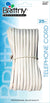 BR PHONE CORD 25FT [WHITE]