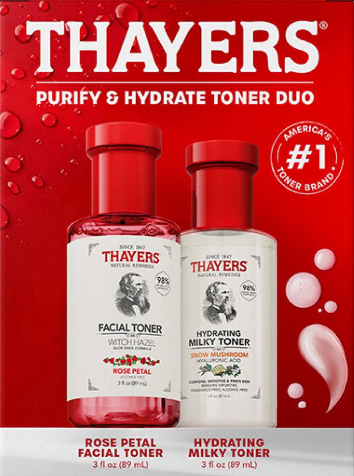 THAYERS TONER DUO KIT (ROSE/MILKY)