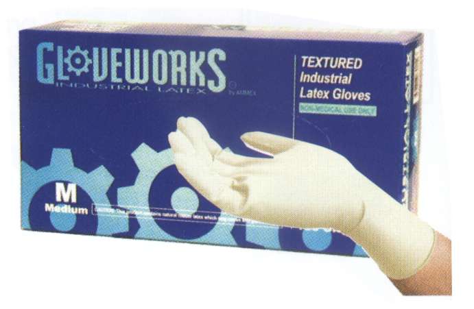 GLOVES LATEX [MEDIUM]
