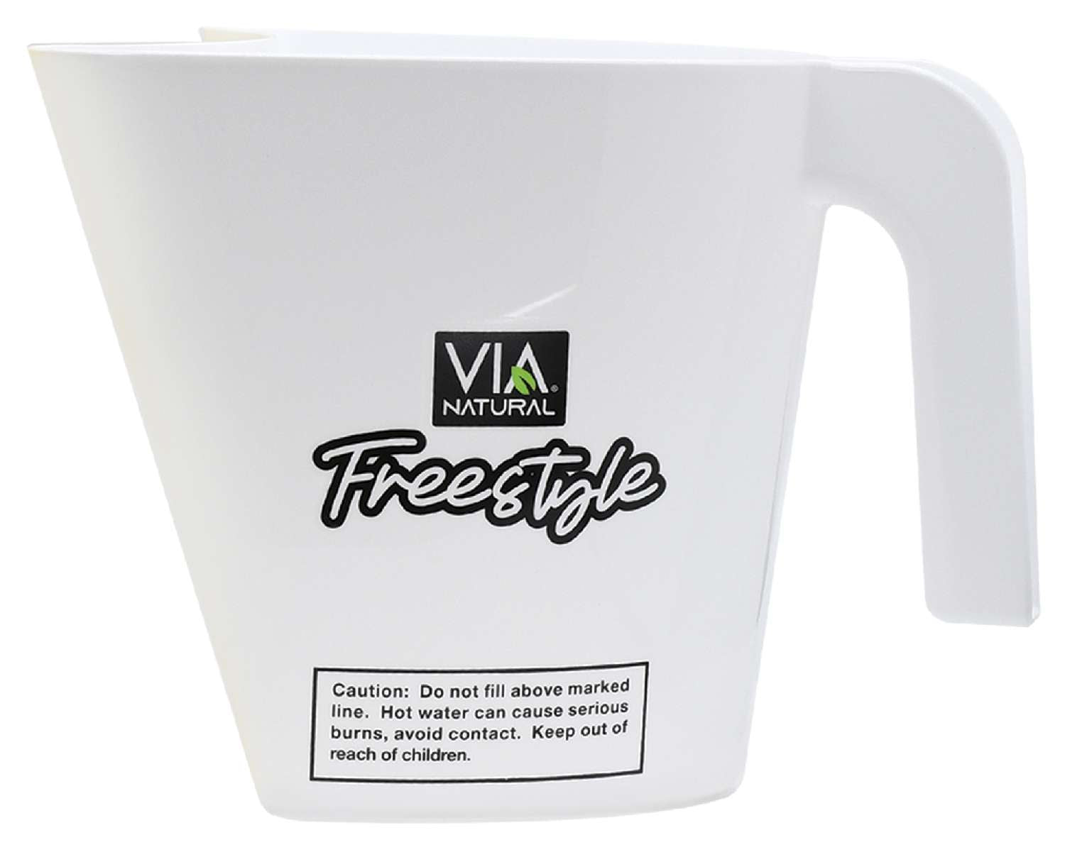 VIA NAT FREESTYLE BRAID DIPPER JAR WHITE
