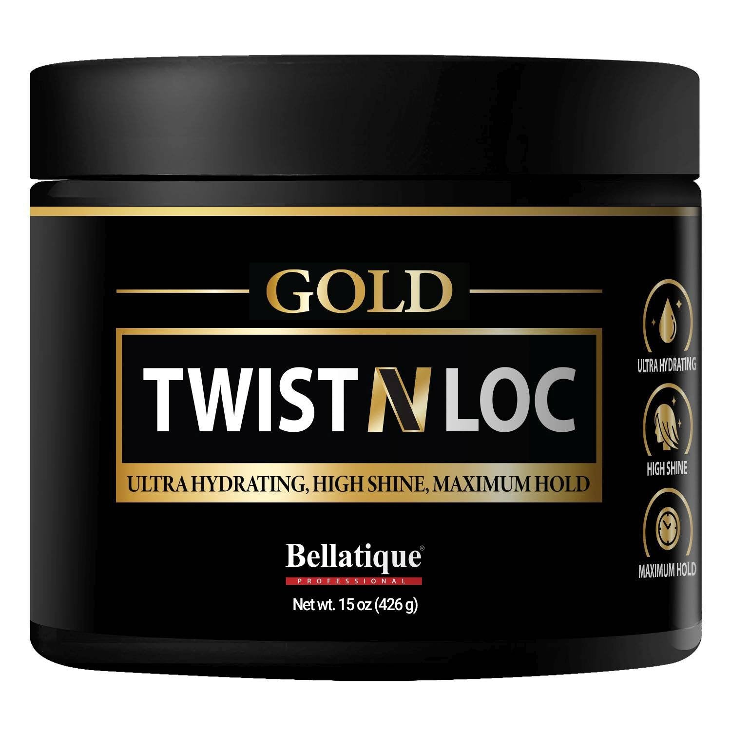 BELLATIQUE GOLD TWIST N LOC 15 OZ