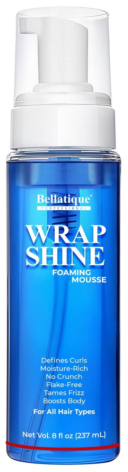 BELLATIQUE WRAP SHINE FOAMING MOUSSE 8 OZ