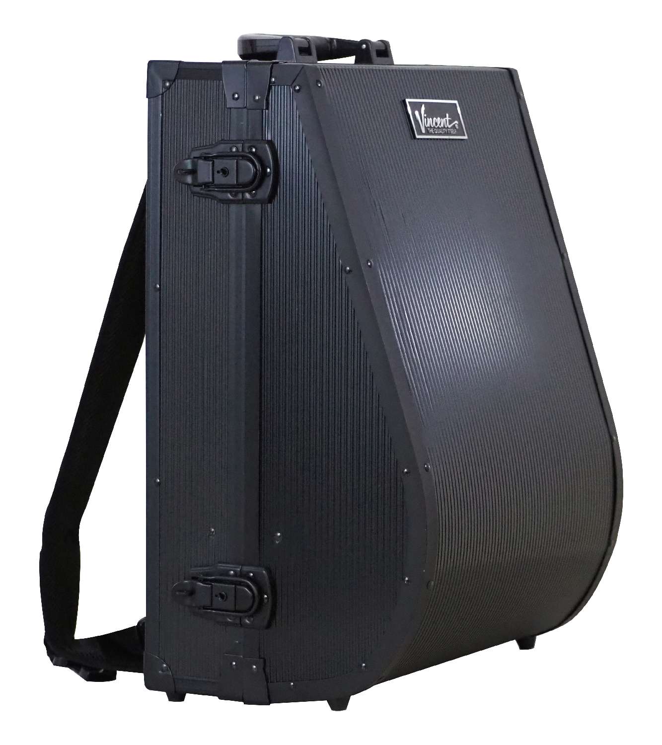 VINCENT BACKPACK HARD SHELL METAL BLACK