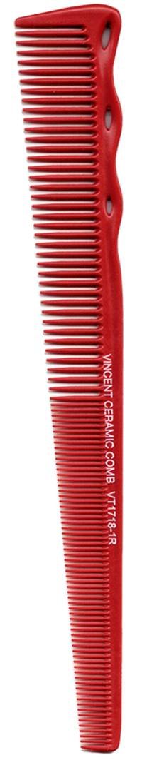 VINCENT COMB CERAMIC RED TAPERING