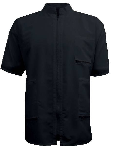 VINCENT JACKET CHINA COLLAR BLACK MEDIUM