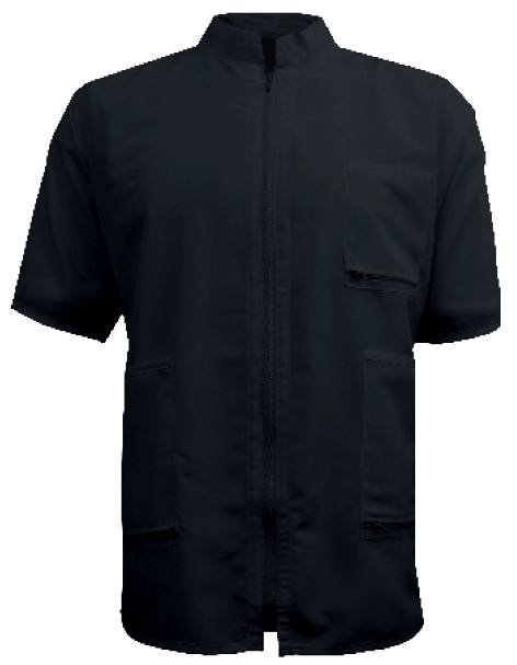 VINCENT JACKET CHINA COLLAR BLACK SMALL