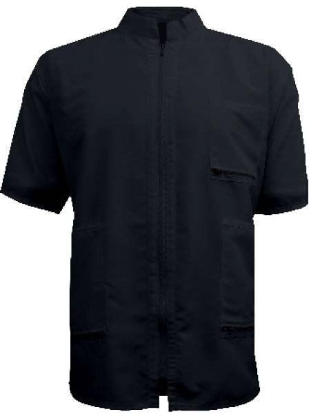VINCENT JACKET CHINA COLLAR BLACK XL
