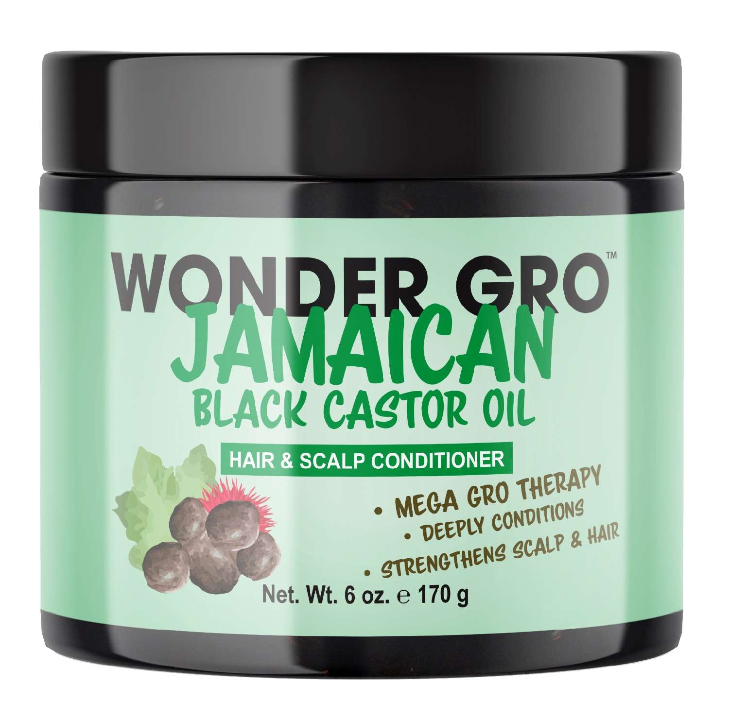WONDER GRO H/S JAM BLACK CASTOR