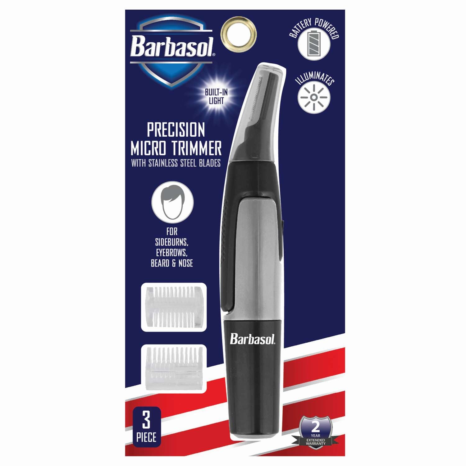 BARBASOL TRIMMER PRECISION MICRO TRIMMER