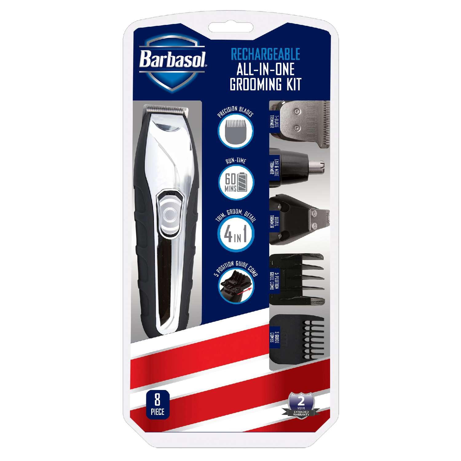 BARBASOL SHAVER ALL IN ONE GROOMING KIT